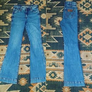 WORN ONE TIME Wrangler briley trousers 28x36